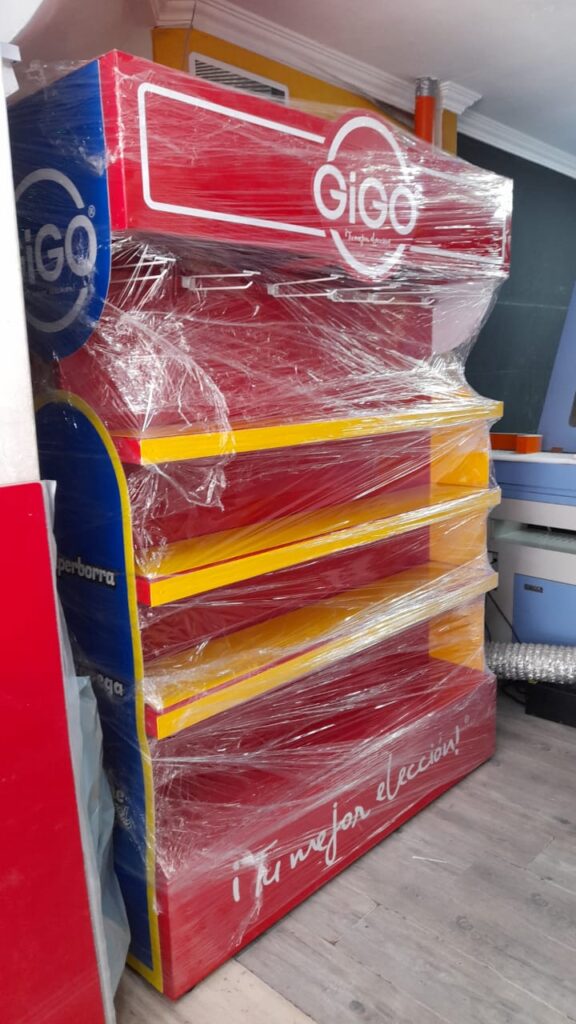 estantes material pop para gigo escolares agencia 328