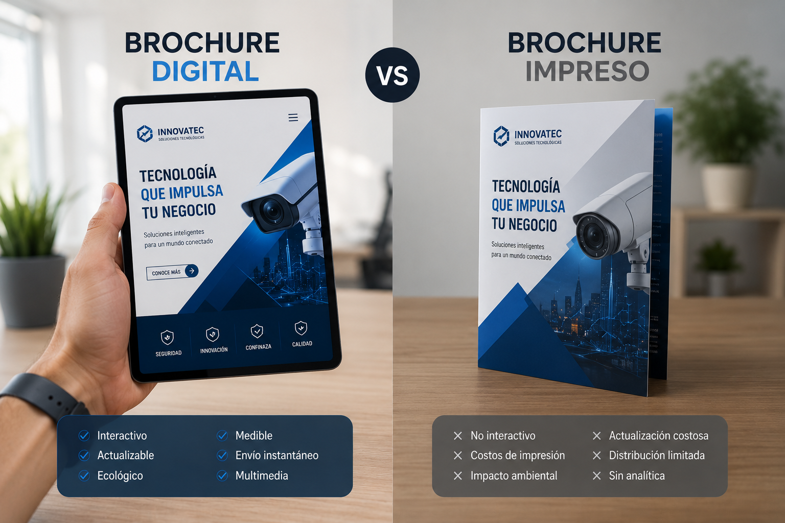 Brochure digital vs brochure impreso
