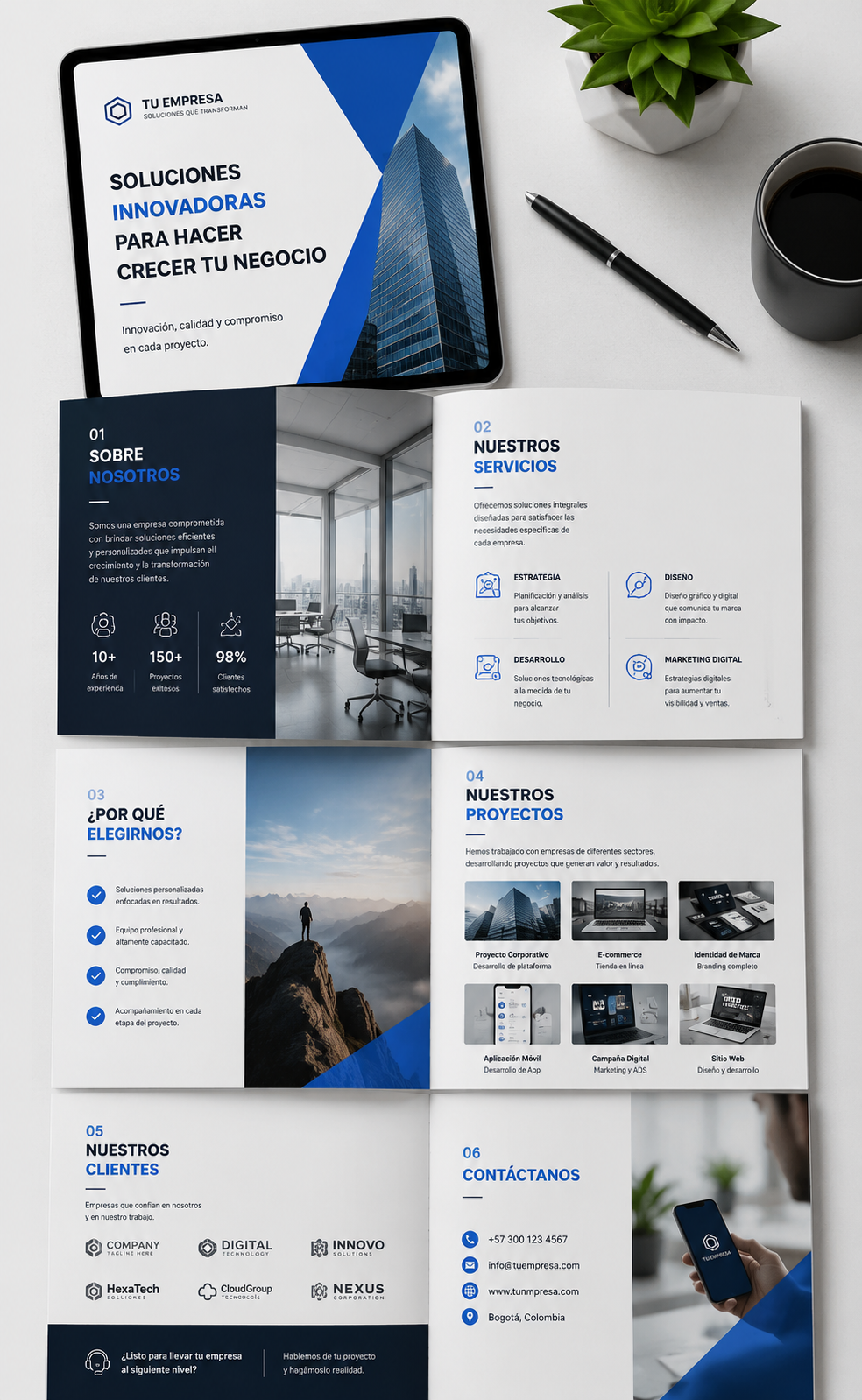 Diseño de brochure empresarial
